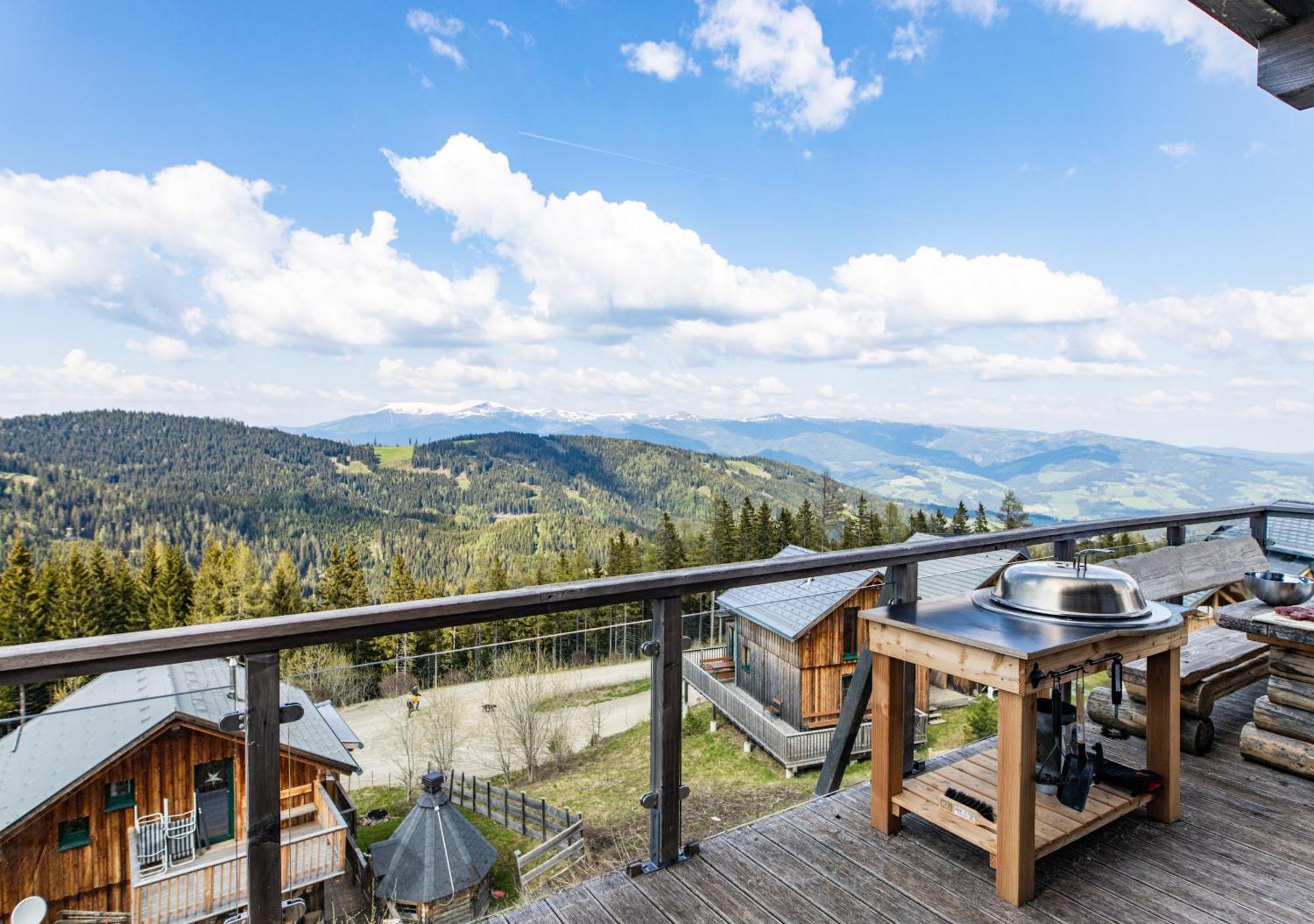 1A Chalet "Wolke" Wandern, Grillen, Wellness Im Traumhaus Wolfsberg Buitenkant foto