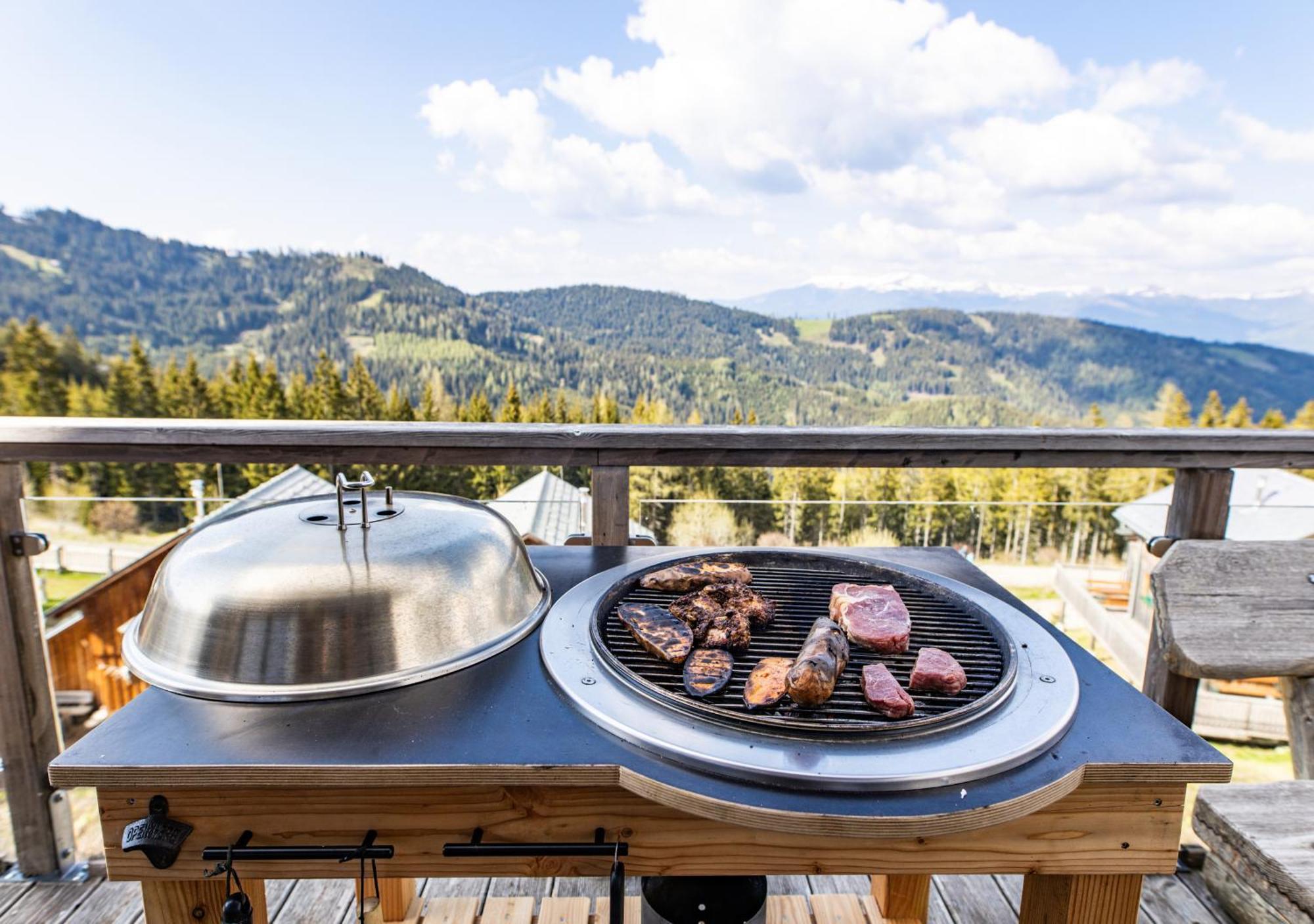1A Chalet "Wolke" Wandern, Grillen, Wellness Im Traumhaus Wolfsberg Buitenkant foto