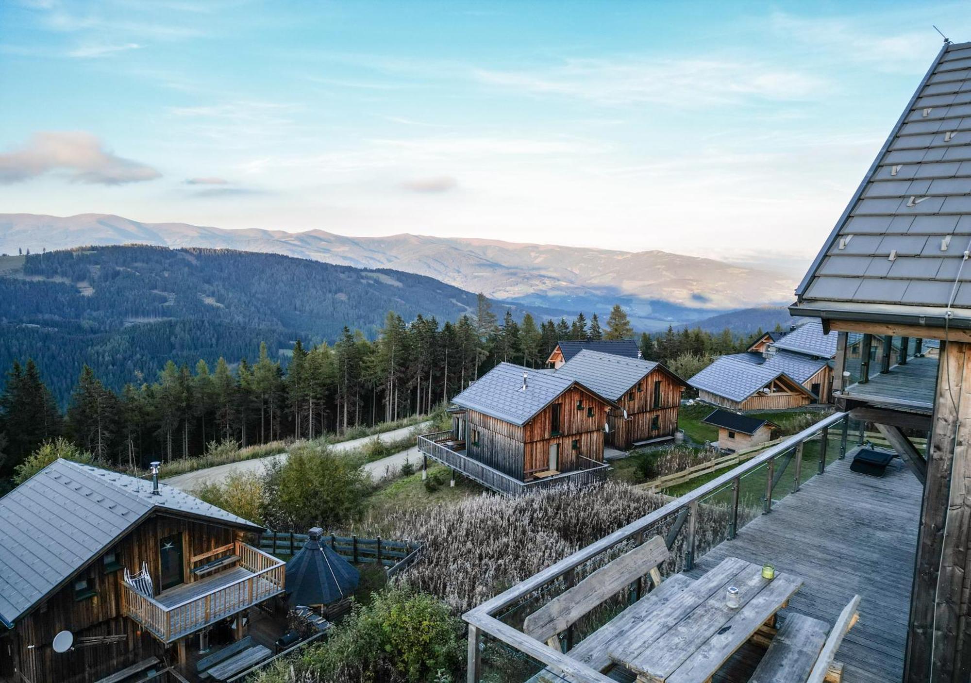 1A Chalet "Wolke" Wandern, Grillen, Wellness Im Traumhaus Wolfsberg Buitenkant foto