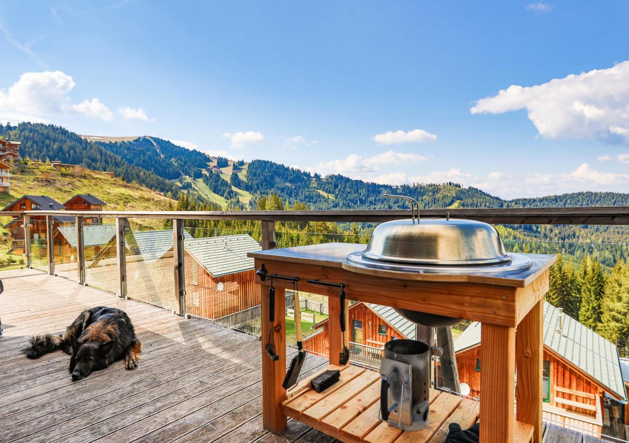 1A Chalet "Wolke" Wandern, Grillen, Wellness Im Traumhaus Wolfsberg Buitenkant foto