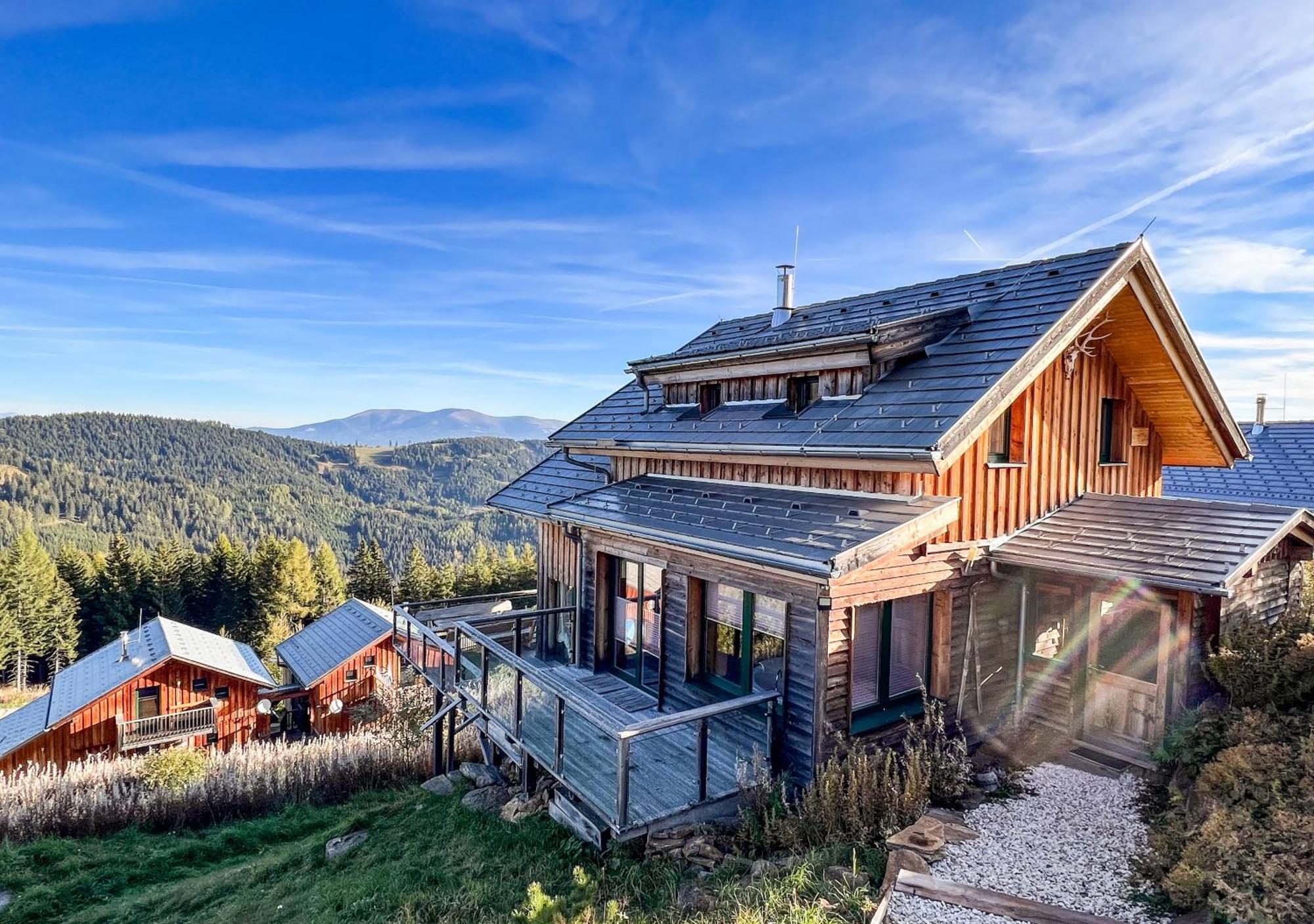 1A Chalet "Wolke" Wandern, Grillen, Wellness Im Traumhaus Wolfsberg Buitenkant foto