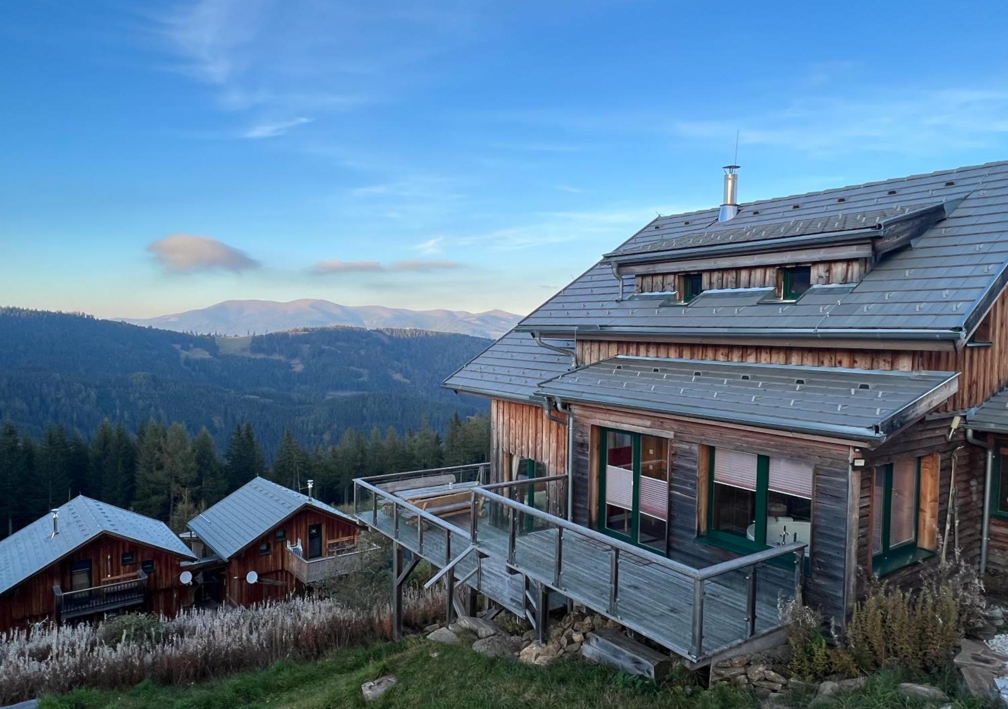 1A Chalet "Wolke" Wandern, Grillen, Wellness Im Traumhaus Wolfsberg Buitenkant foto